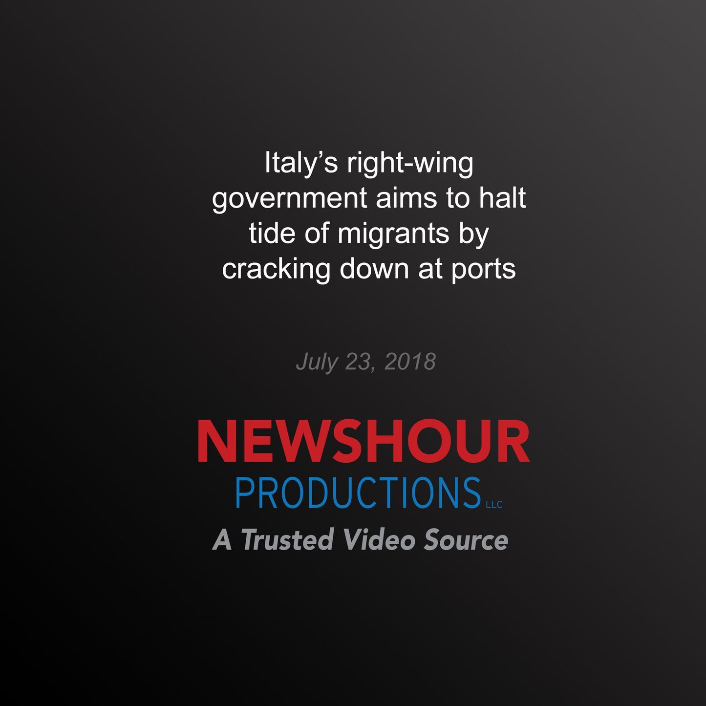 Italy's right-wing government aims to halt tide of migrants by cracking down at ports