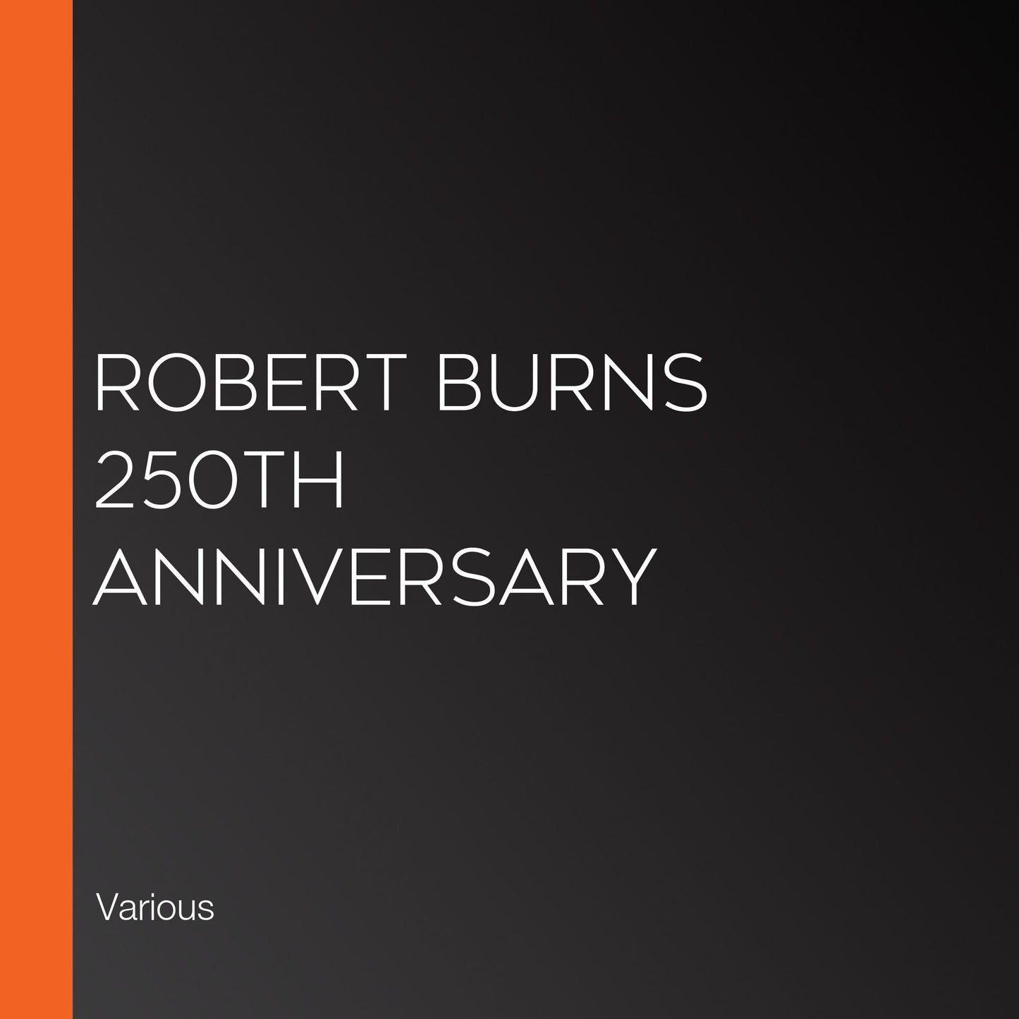 Robert Burns 250th Anniversary