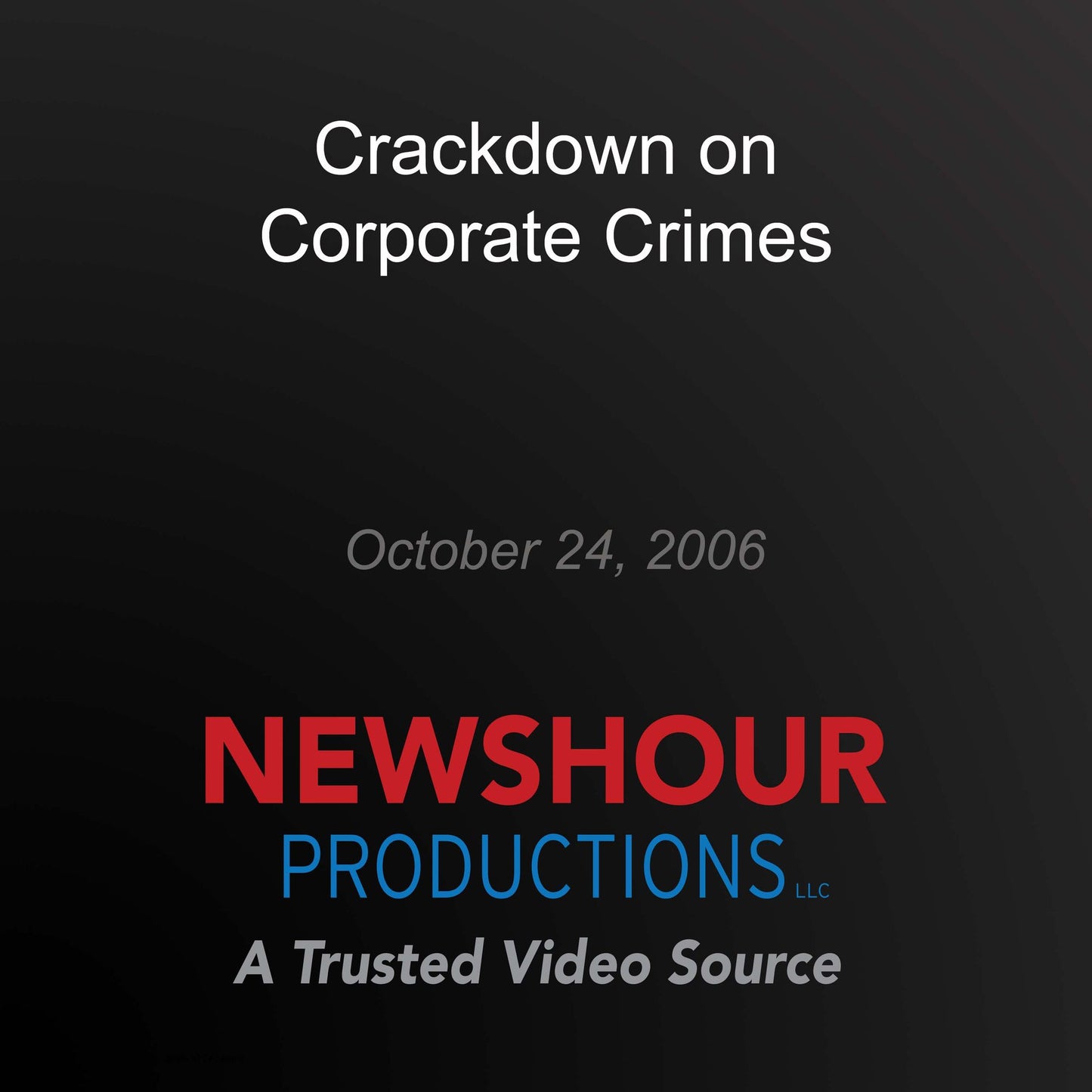 Crackdown on Corporate Crimes
