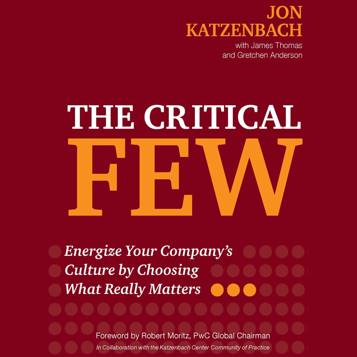 The Critical Few: Energize Your Company's Culture by Choosing What Really Matters