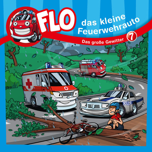 Das große Gewitter (Flo, das kleine Feuerwehrauto 7): Kinder-Hörspiel (Abridged)