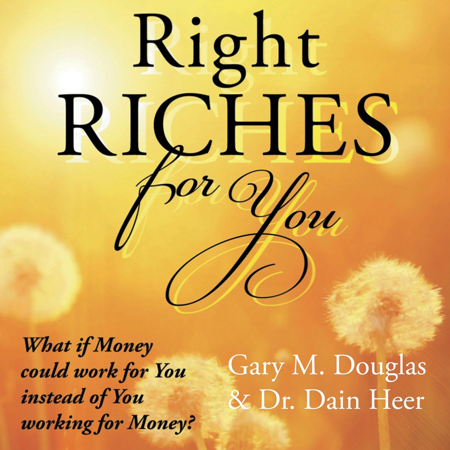Right Riches for You: What if Your Money Worked for You Instead of You Working for Money?