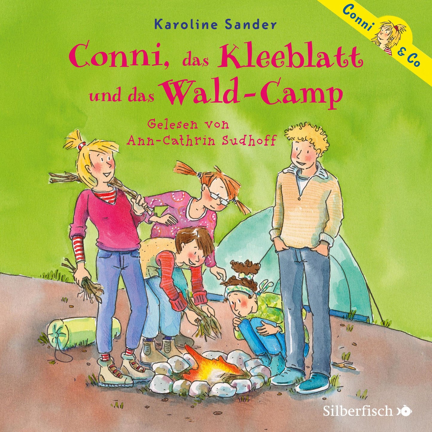 Conni, das Kleeblatt und das Wald-Camp (Abridged)