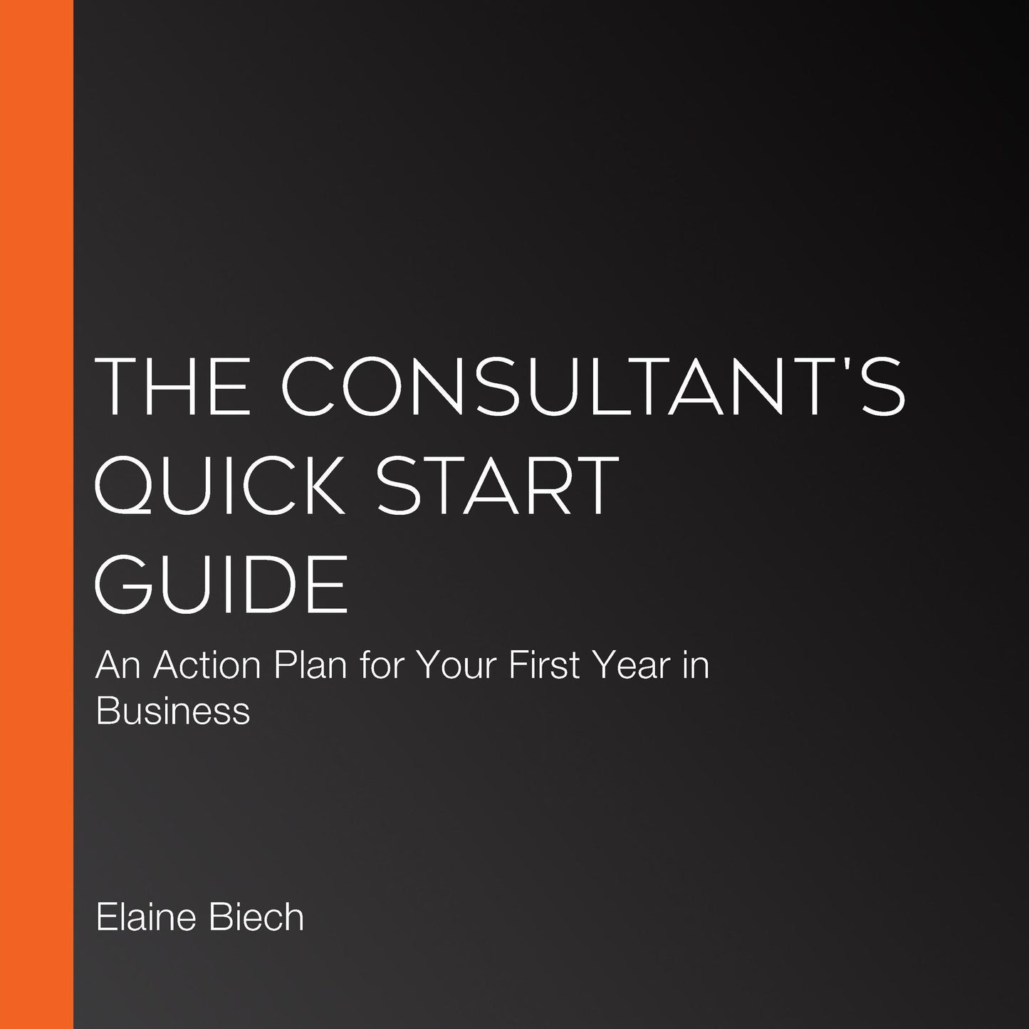 The Consultant's Quick Start Guide: An Action Plan for Your First Year in Business