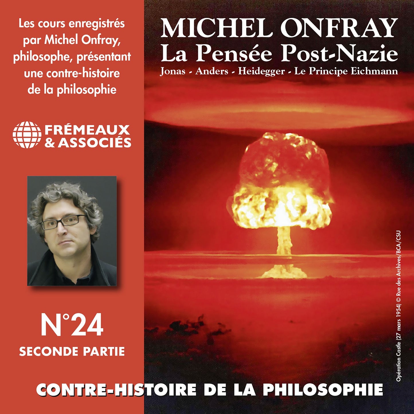 Contre-histoire de la philosophie, vol. 24.2: La pensée post-nazie : Jonas, Anders, Heidegger, le principe Eichmann: Contre-histoire de la philosophie No. 24-2