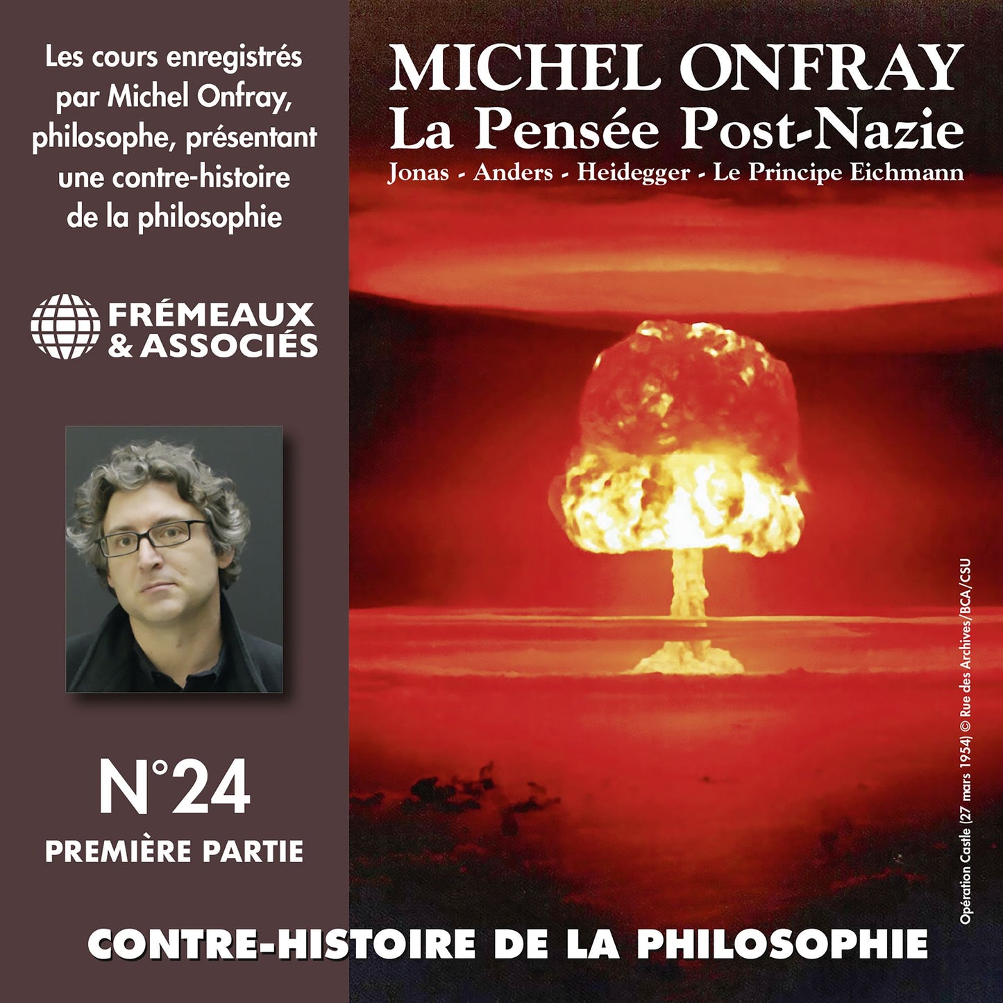 Contre-histoire de la philosophie, vol. 24.1: La pensée post-nazie : Jonas, Anders, Heidegger, le principe Eichmann: Contre-histoire de la philosophie No. 24-1
