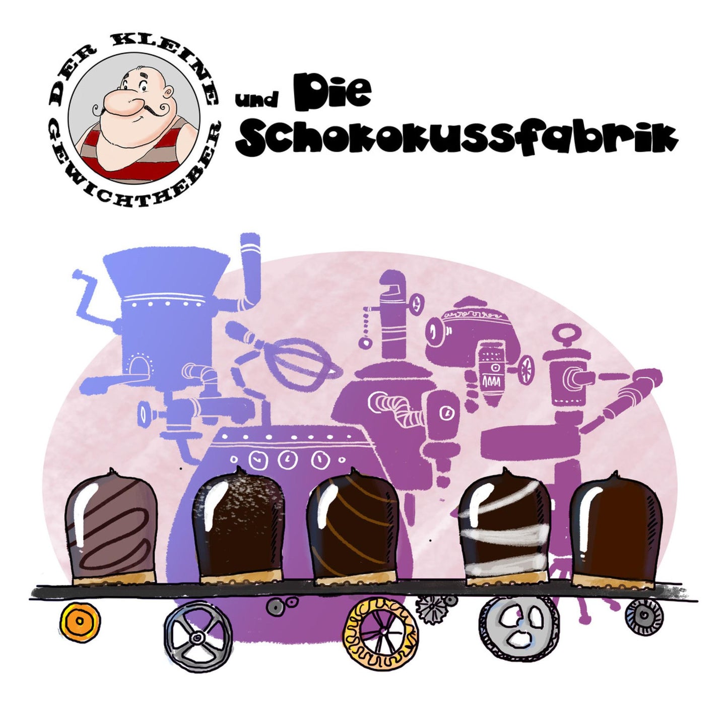 Der kleine Gewichtheber und die Schokokussfabrik