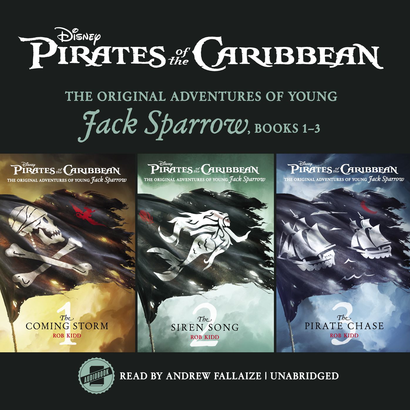 Pirates of the Caribbean: The Original Adventures of Young Jack Sparrow, Books 1-3: The Coming Storm; The Siren Song; The Pirate Chase