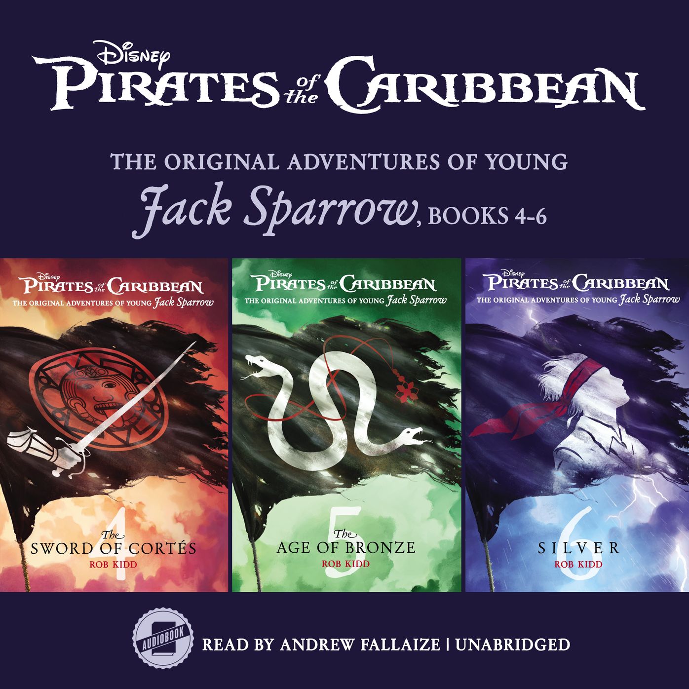 Pirates of the Caribbean: Jack Sparrow, Books 4-6: The Sword of Cortes; The Age of Bronze; Silver