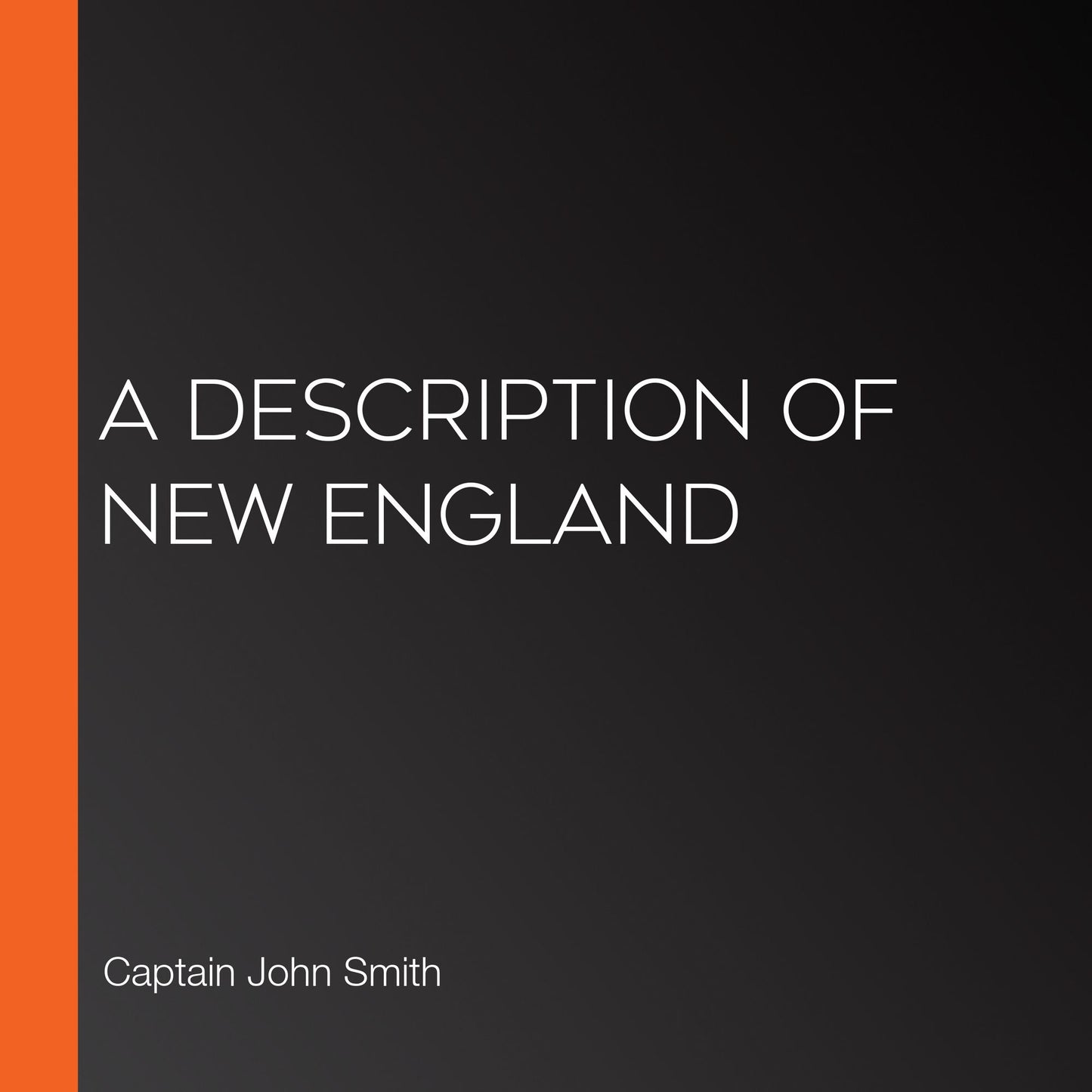 A Description of New England
