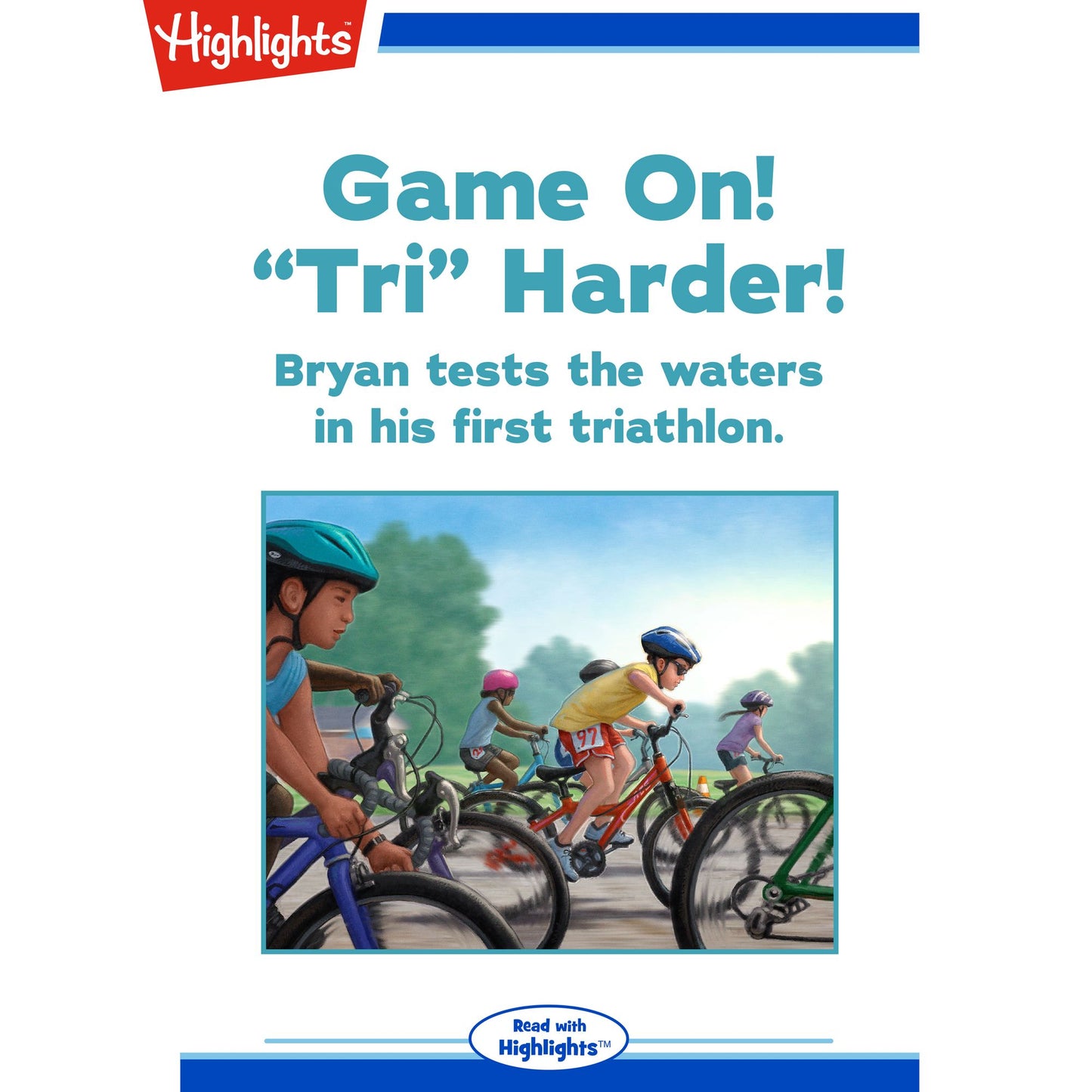 "Tri" Harder!: Bryan tests the waters in his first triathlon.