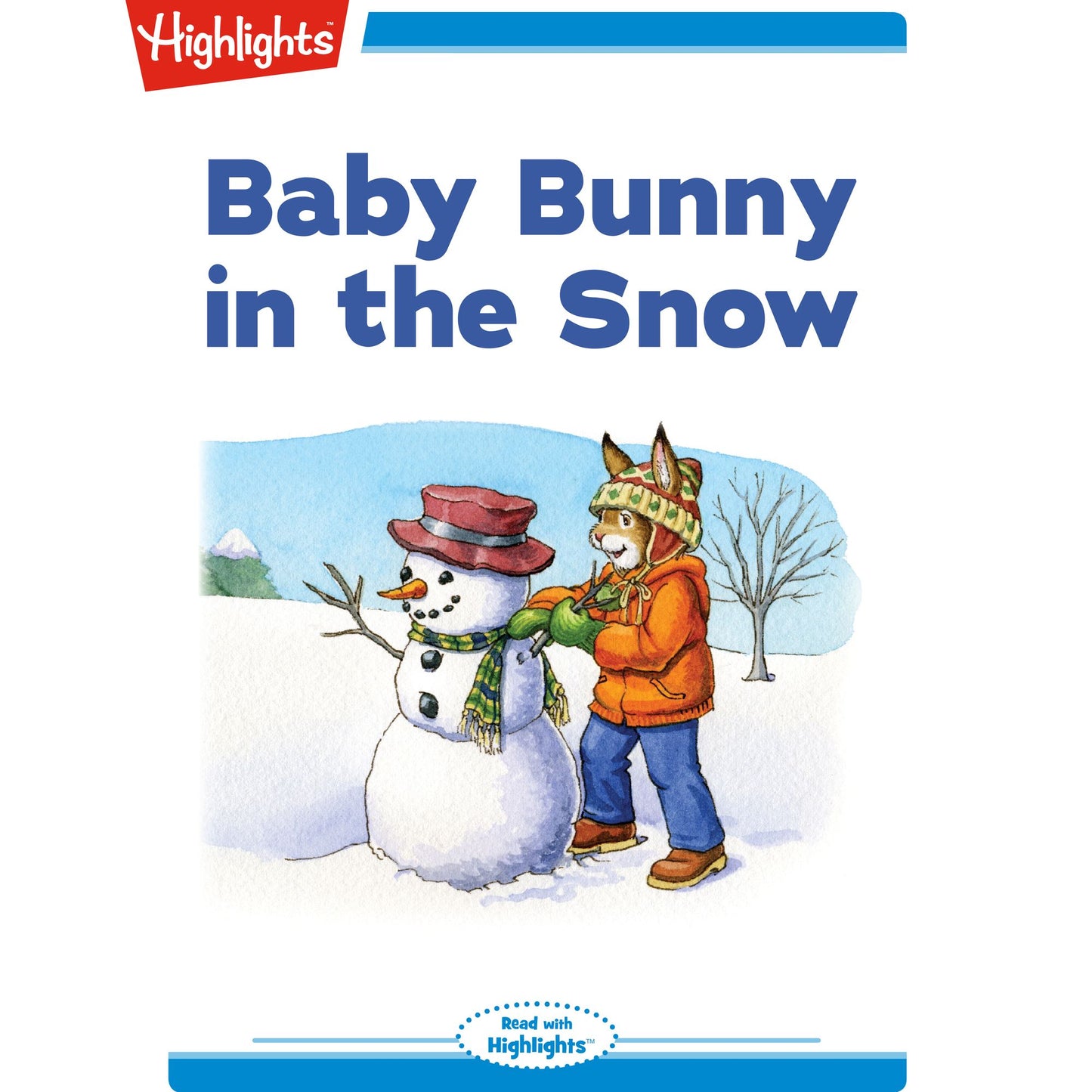Baby Bunny in the Snow