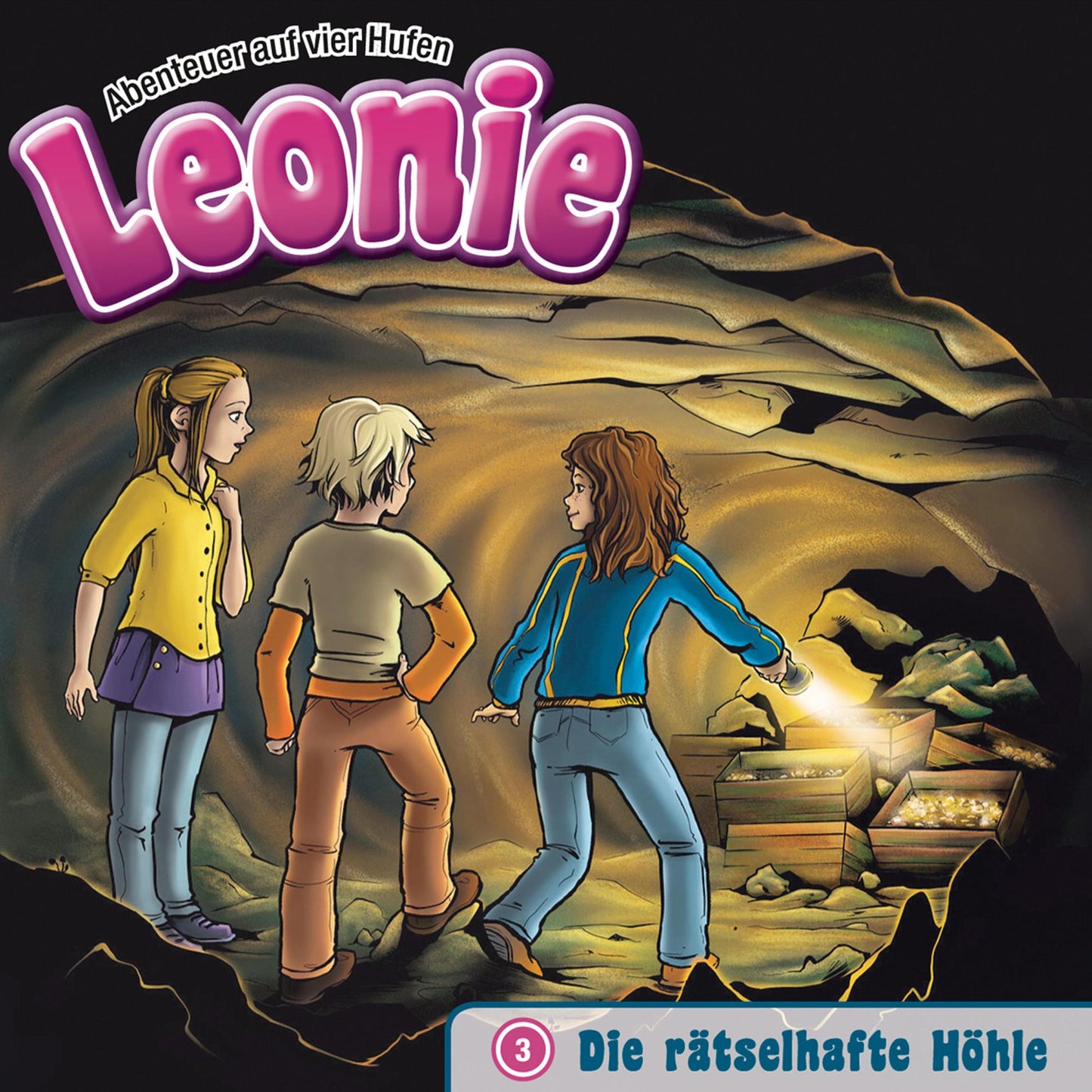 Die rätselhafte Höhle (Leonie - Abenteuer auf vier Hufen 3): Kinder-Hörspiel (Abridged)