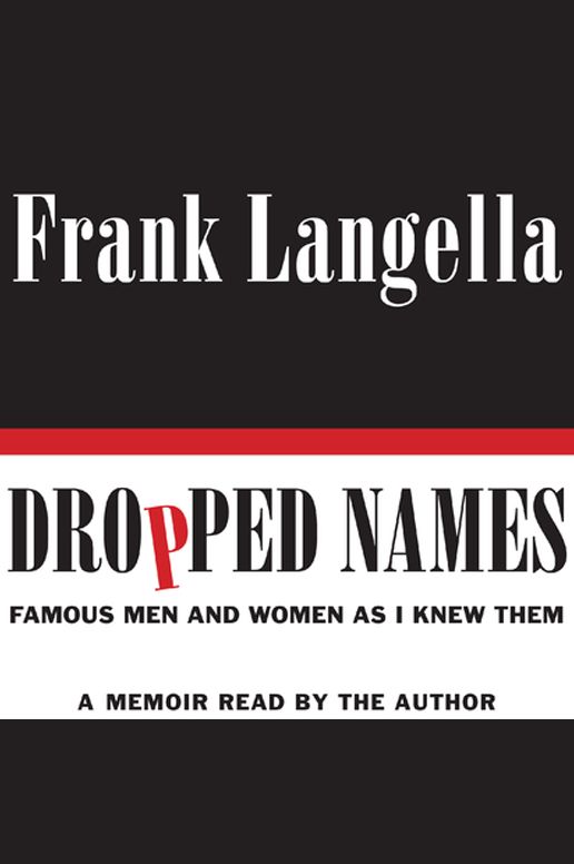 Dropped Names : Famous Men and Women As I Knew Them