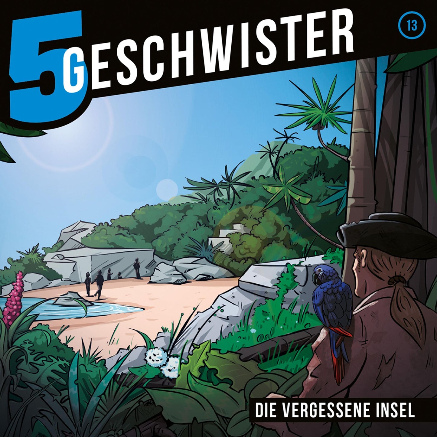 Die vergessene Insel (5 Geschwister 13): Kinder-Hörspiel (Abridged)