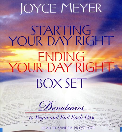 Starting Your Day Right/Ending Your Day Right Box Set: Devotions to Begin and End Each Day (Abridged)