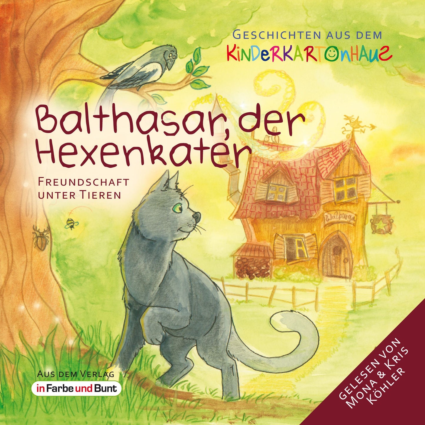 Balthasar, der Hexenkater - Freundschaft unter Tieren: Fantasy-Kinder-Tiergeschichten als Hörbuch