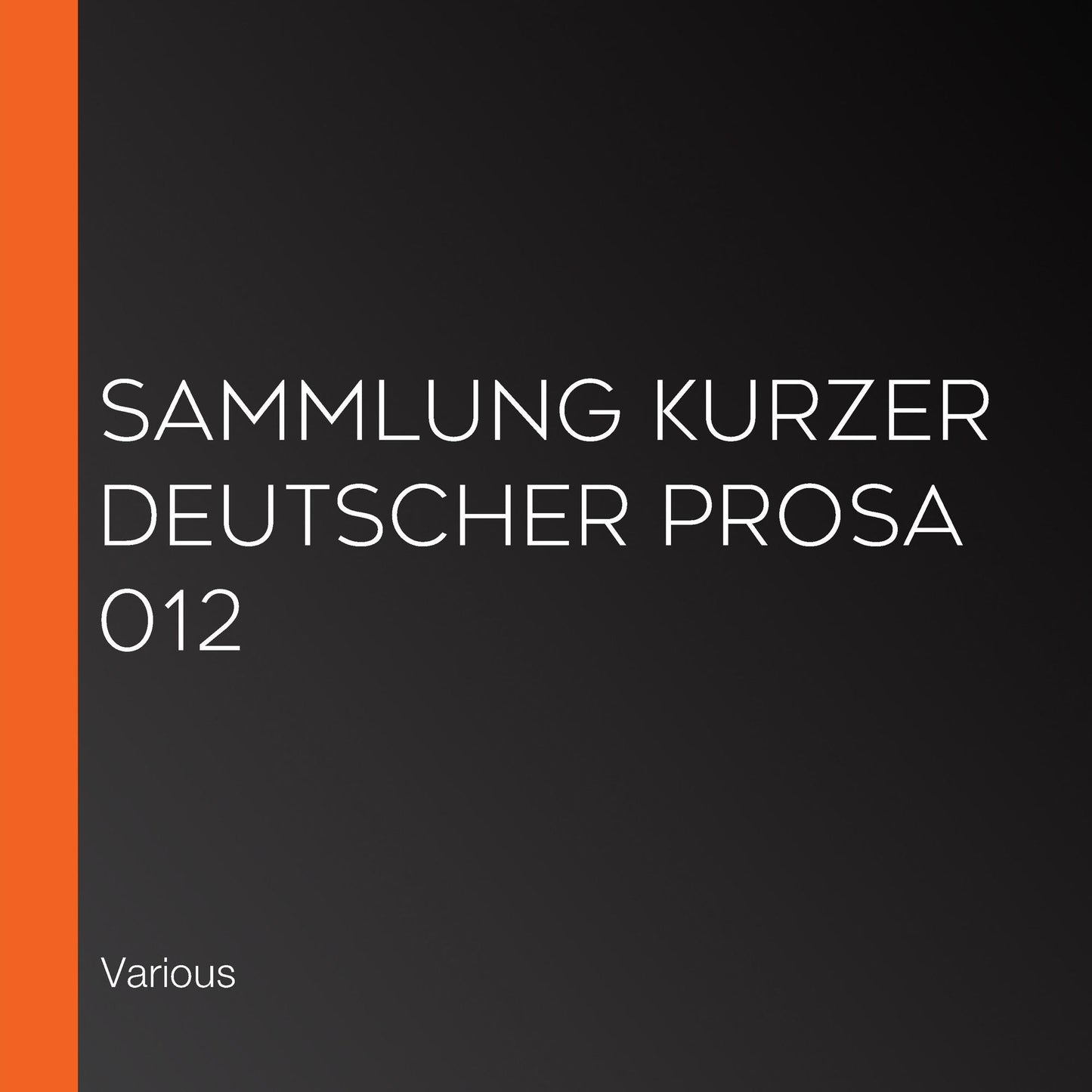 Sammlung kurzer deutscher Prosa 012