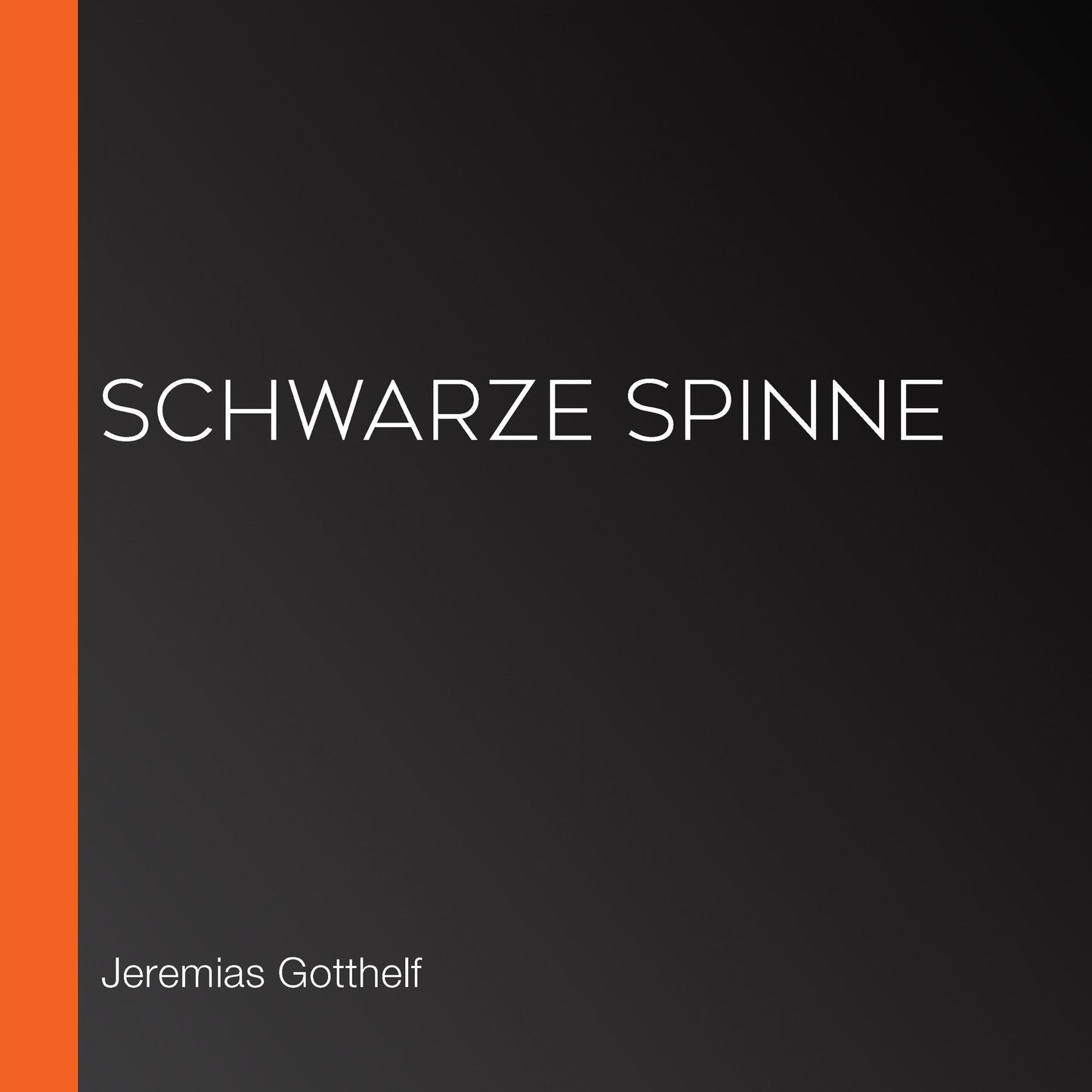 schwarze Spinne