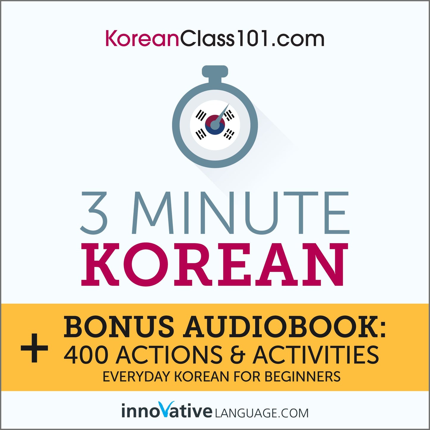 3-Minute Korean: Everyday Korean for Beginners