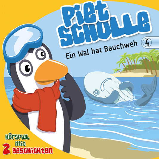 Ein Wal hat Bauchweh (Piet Scholle 4): Hörspiel mit 2 Geschichten (Abridged)