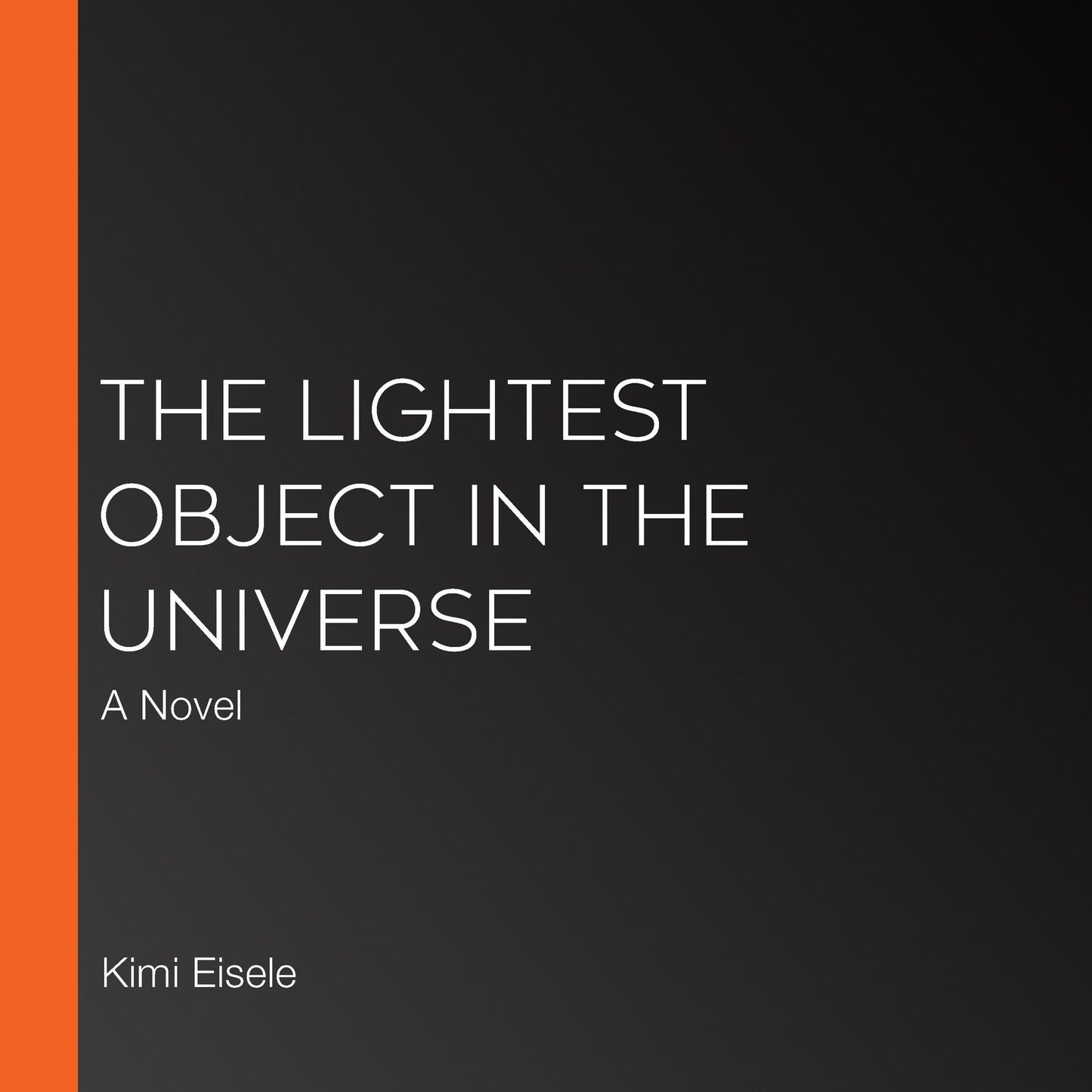 The Lightest Object in the Universe: A Novel