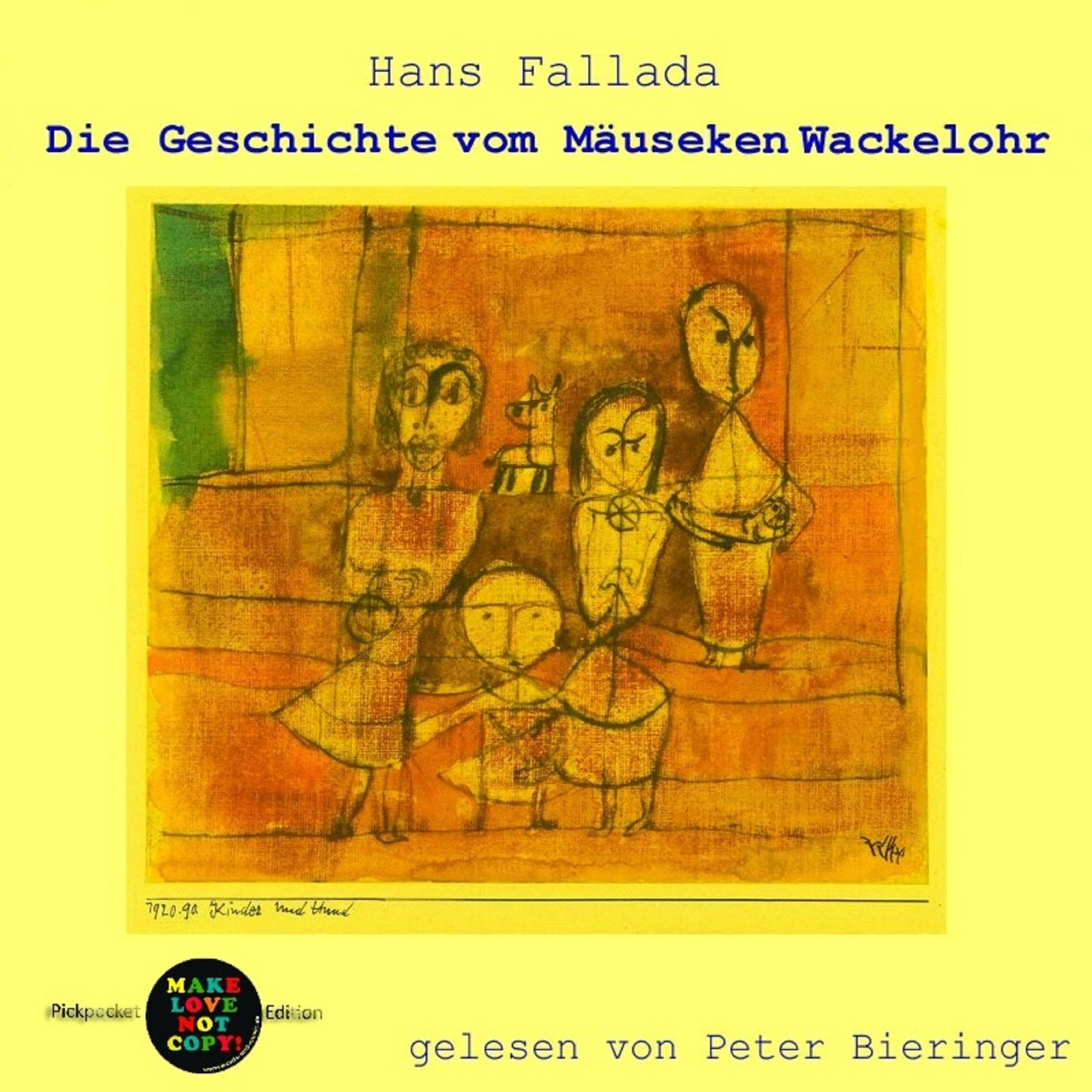 Die Geschichte vom Mäusecken Wackelohr: gelesen von Peter Bieringer