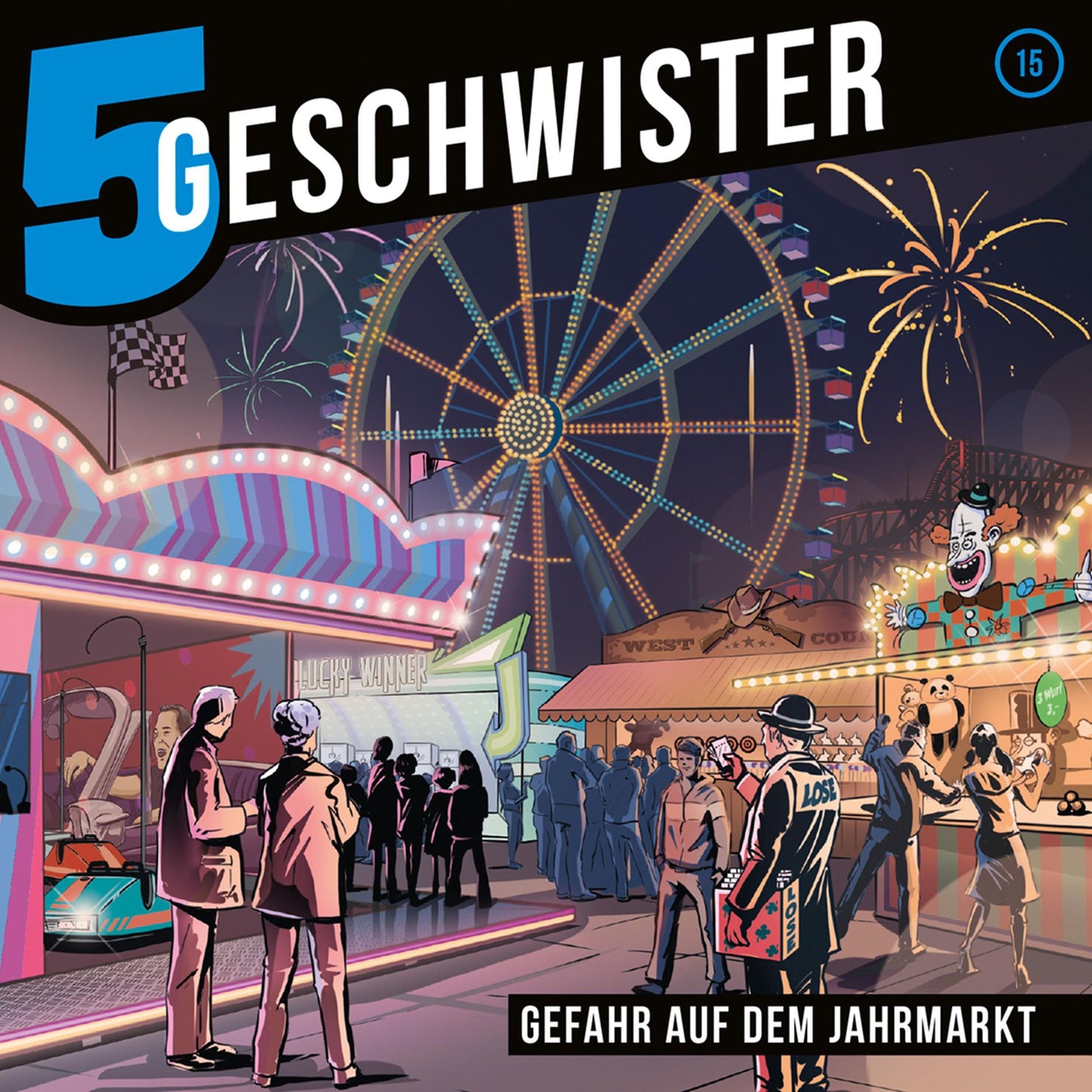 Gefahr auf dem Jahrmarkt (5 Geschwister 15): Kinder-Hörspiel (Abridged)