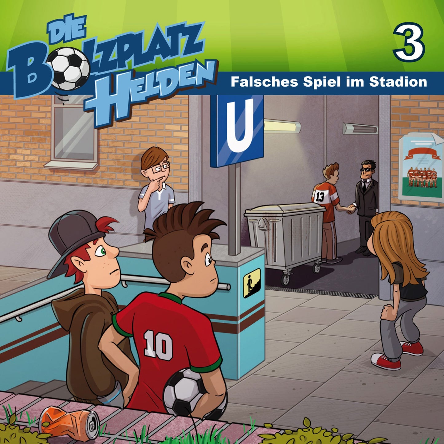 Falsches Spiel im Stadion (Die Bolzplatzhelden 3): Kinder-Hörspiel (Abridged)