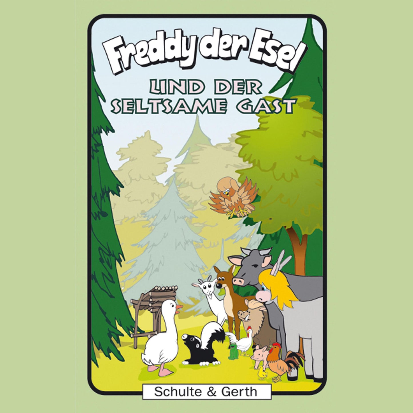 Freddy der Esel und der seltsame Gast (Freddy der Esel 45) : Ein musikalisches Hörspiel (Abridged)