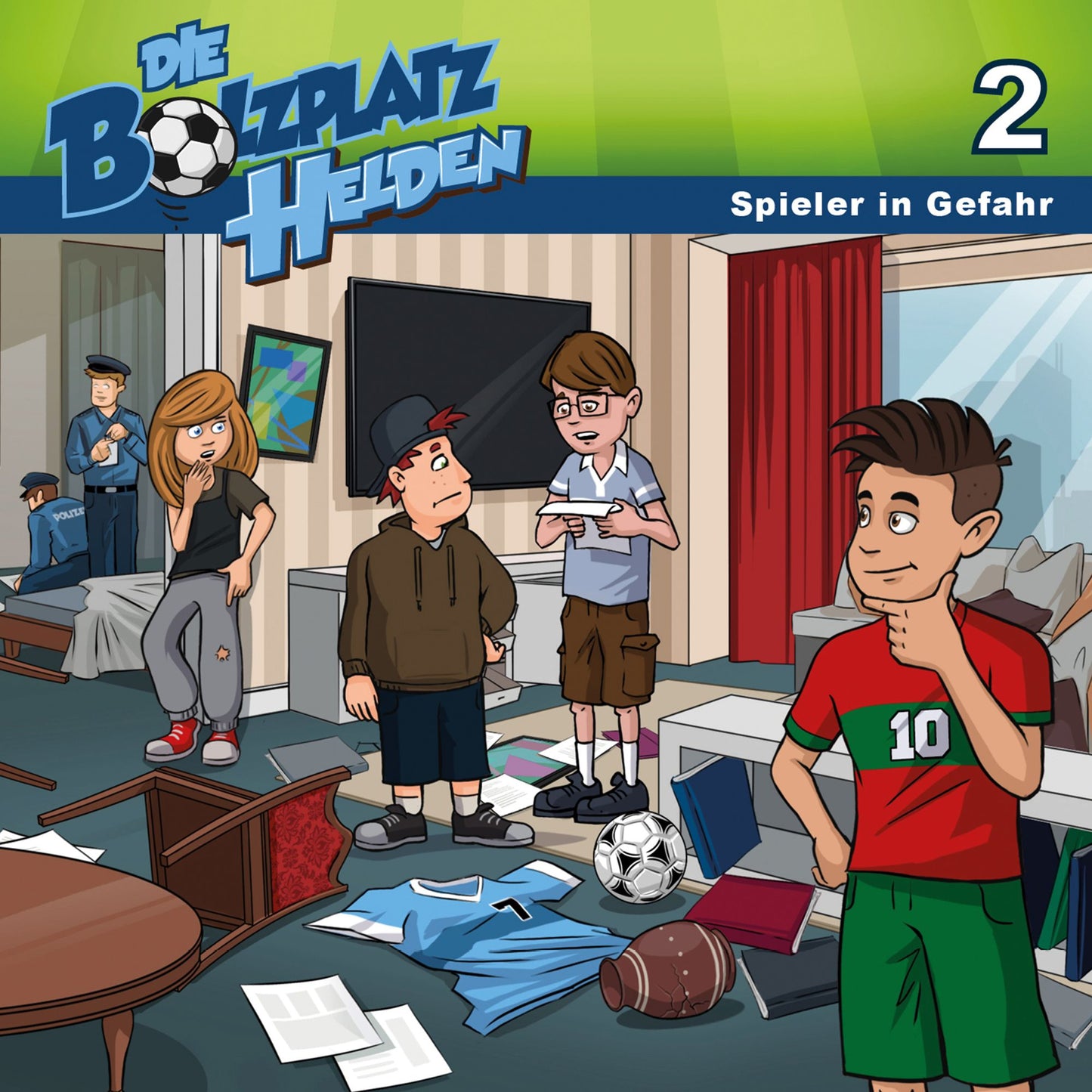 Spieler in Gefahr (Die Bolzplatzhelden 2): Kinder-Hörspiel (Abridged)