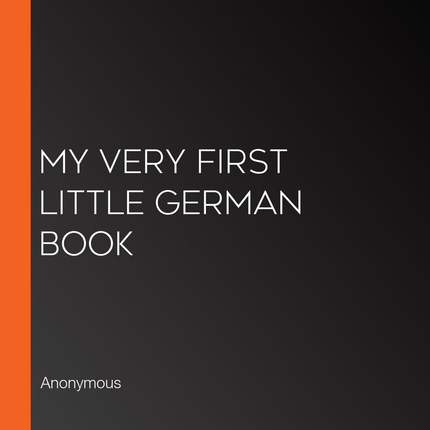 My Very First Little German Book