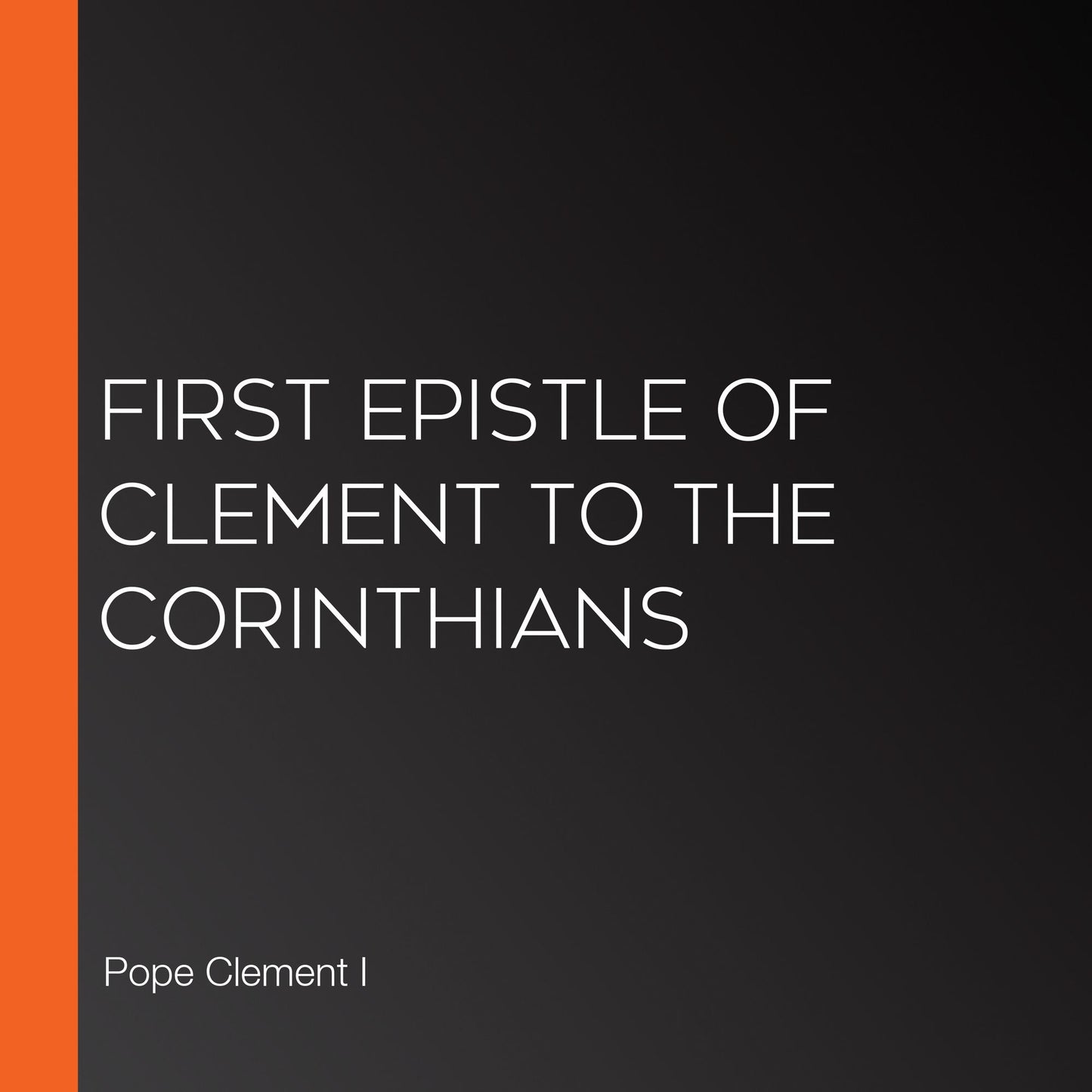 First Epistle of Clement to the Corinthians