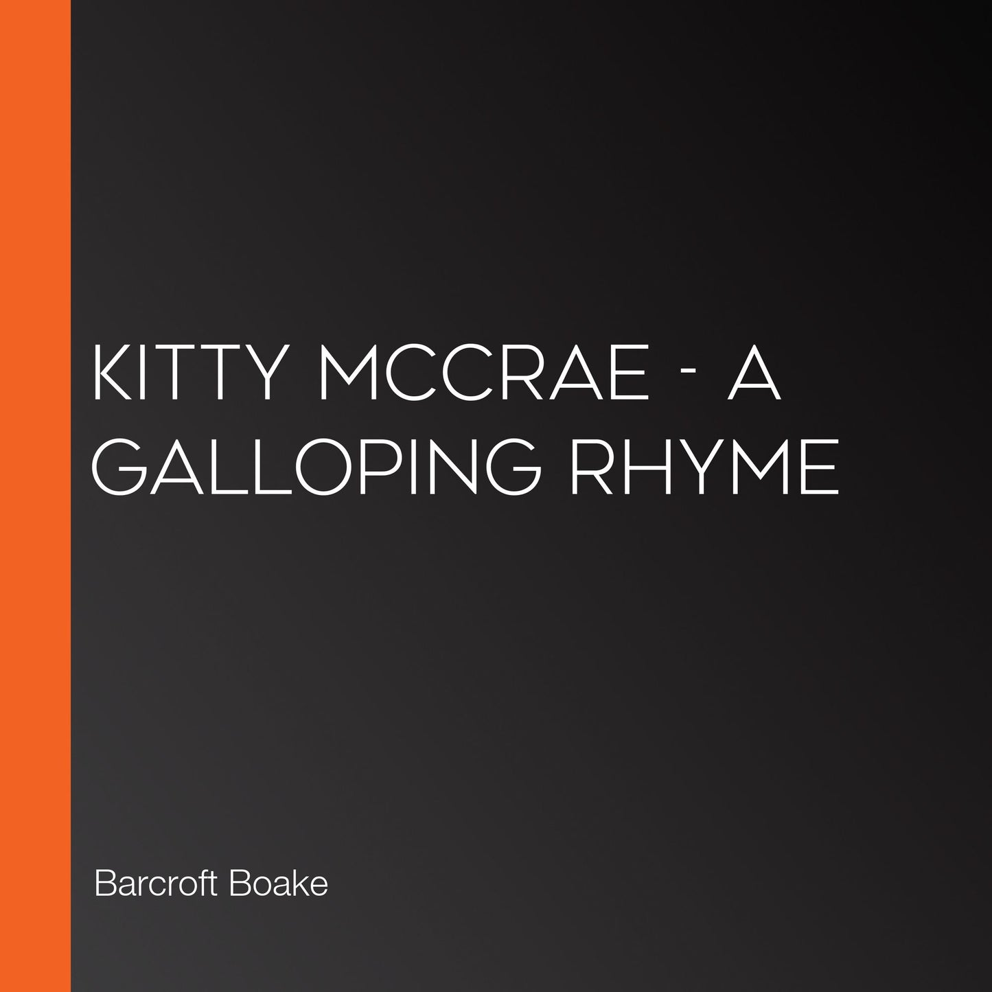 Kitty McCrae - A Galloping Rhyme