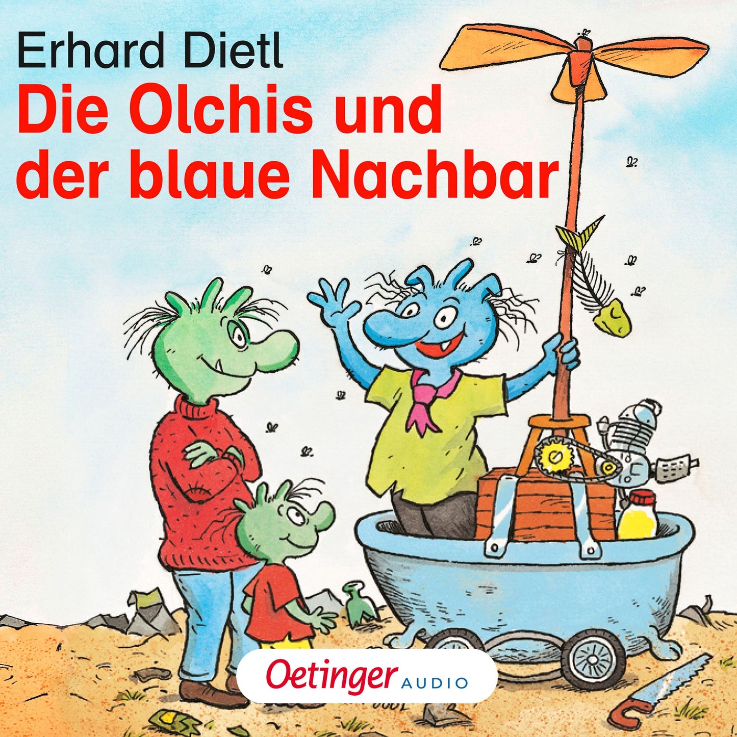 Die Olchis und der blaue Nachbar: Hörspiel (Abridged)