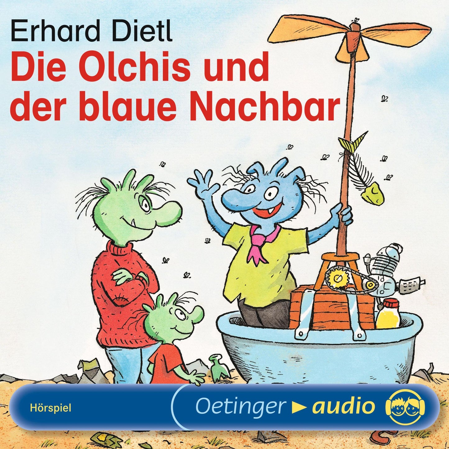 Die Olchis und der blaue Nachbar: Hörspiel (Abridged)