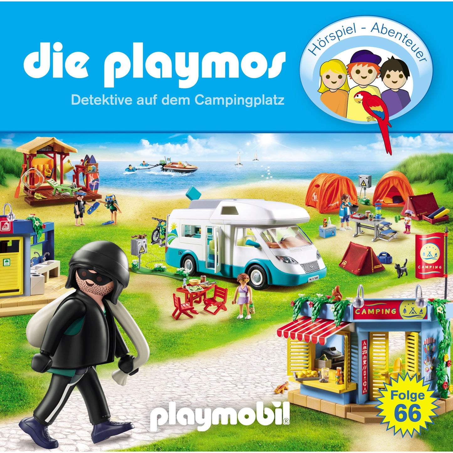 Die Playmos - Das Original Playmobil Hörspiel, Folge 66: Detektive auf dem Campingplatz