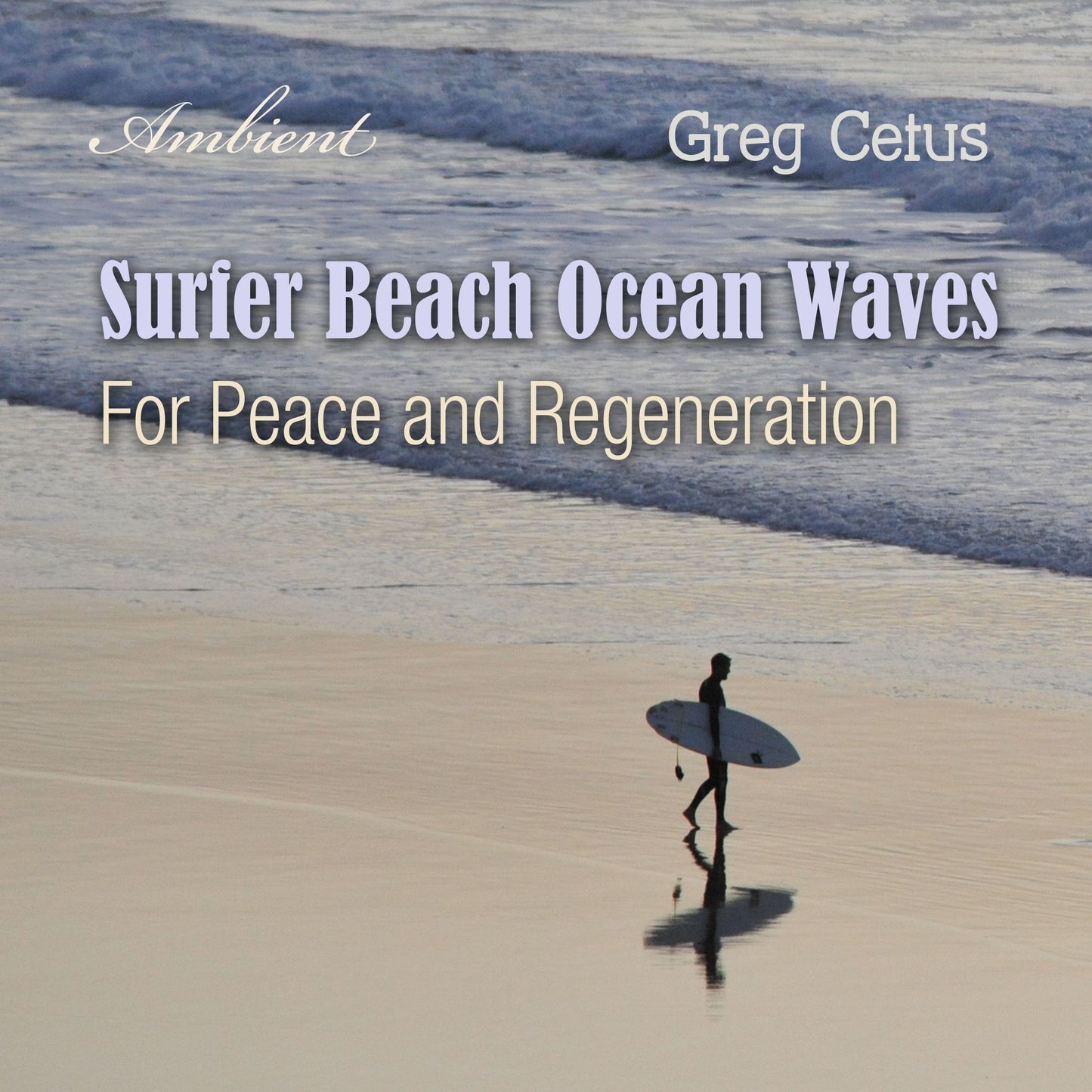 Surfer Beach Ocean Waves : For Peace and Regeneration