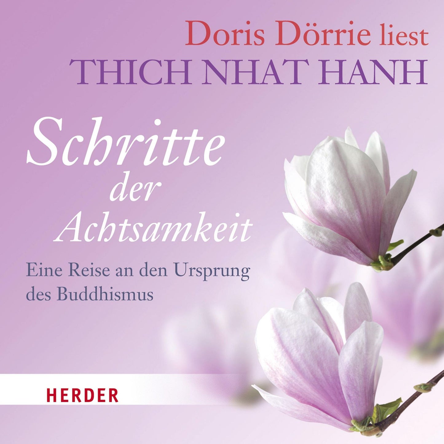 Doris Dörrie liest: Schritte der Achtsamkeit: Eine Reise an den Ursprung des Buddhismus