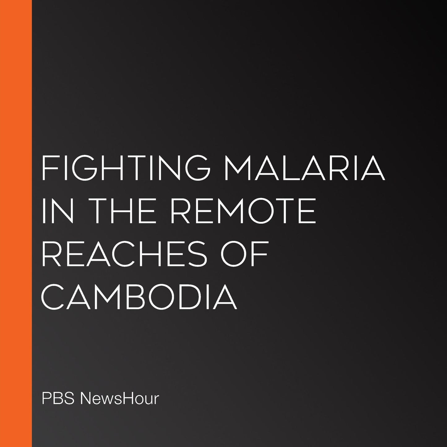 Fighting Malaria In The Remote Reaches Of Cambodia