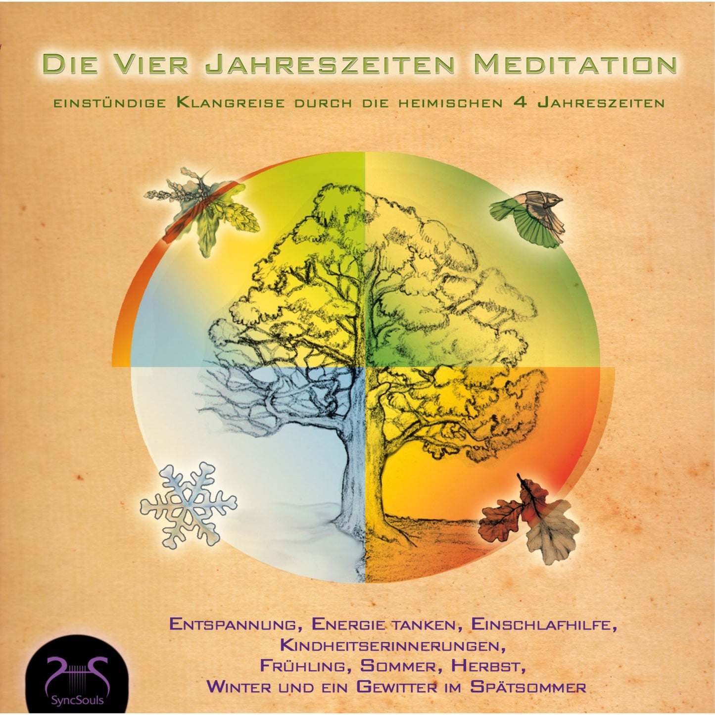Die Vier Jahreszeiten Meditation - Entspannung, Energie tanken, Einschlafhilfe, Kindheitserinnerungen, FrÃ¼hling, Sommer, Herbst, Winter