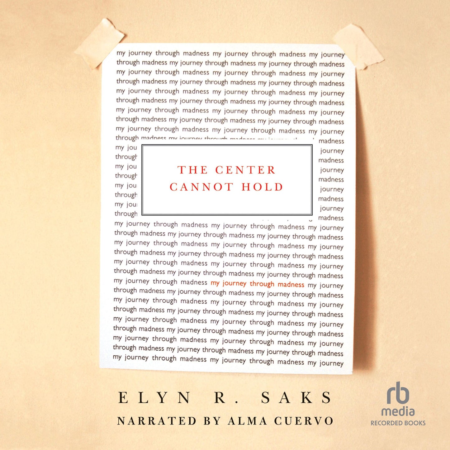 The Center Cannot Hold: My Journey Through Madness
