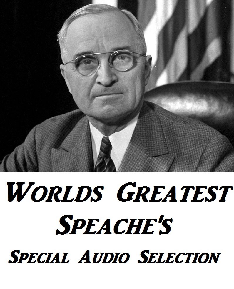 World's Greatest Speeches Truman Japan Threat