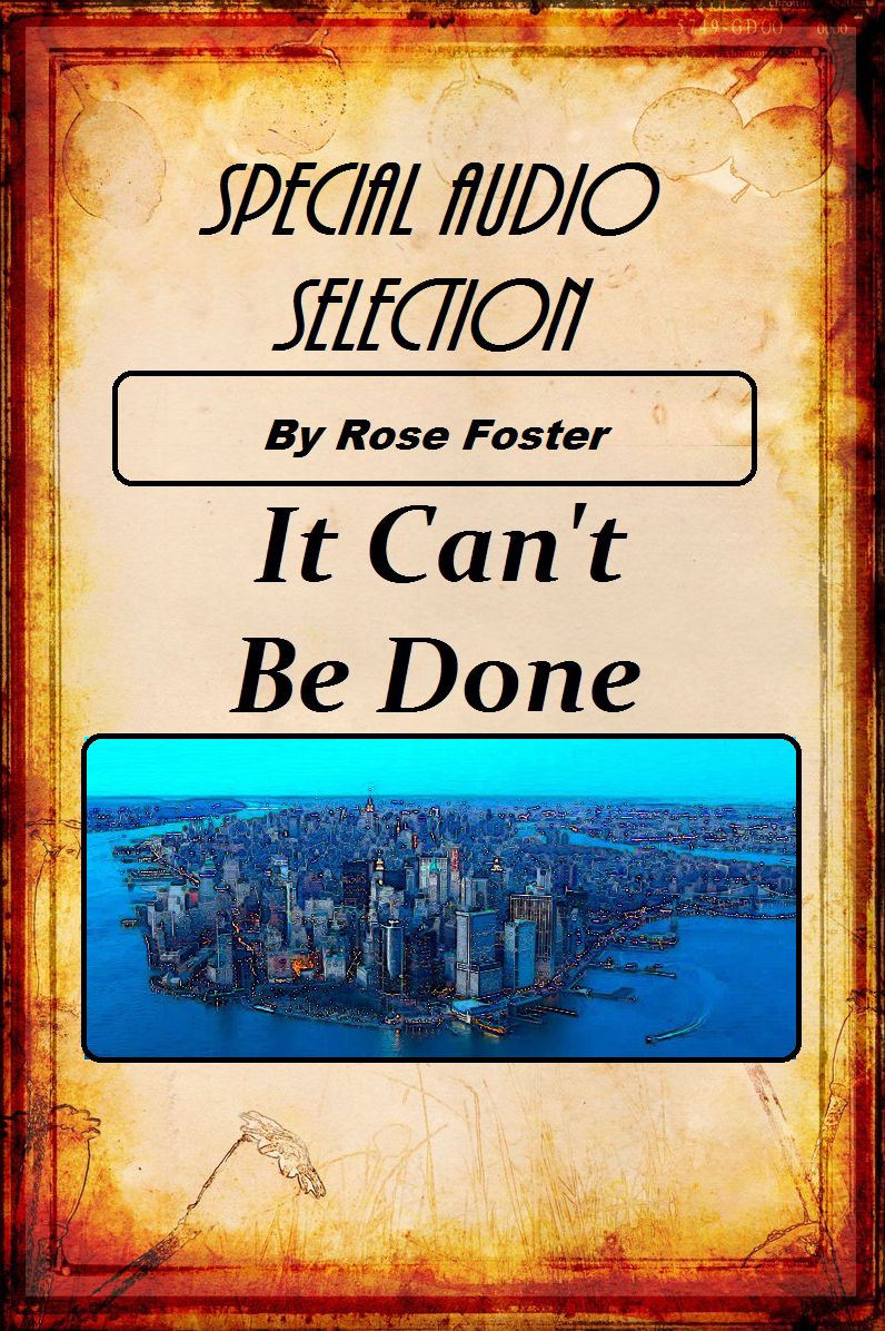 It Can't Be Done
