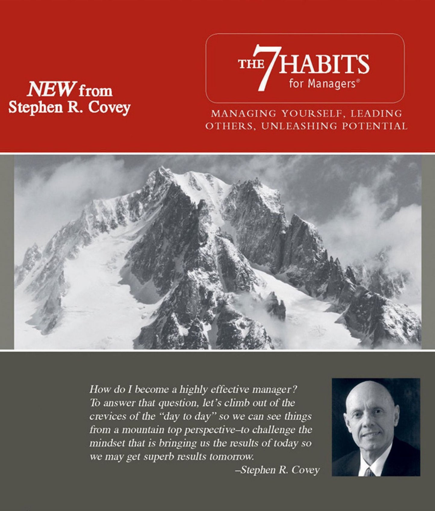 The 7 Habits for Managers: Managing Yourself, Leading Others, Unleashing Potential (Abridged)