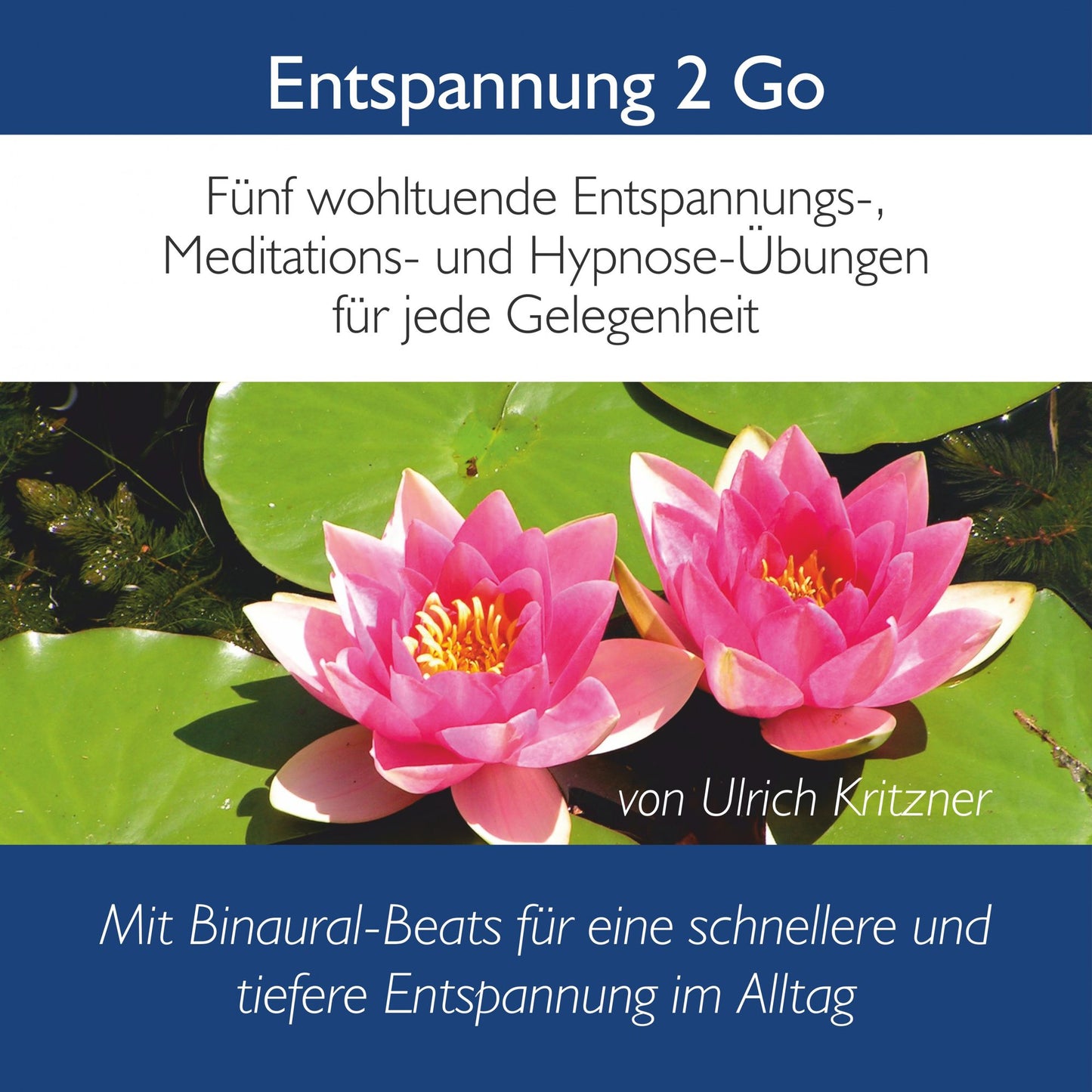 Entspannung 2 Go: Fünf wohltuende Entspannung-, Meditations- Und Hypnose-Übungen für jede Gelegenheit mit Binaural-Beats