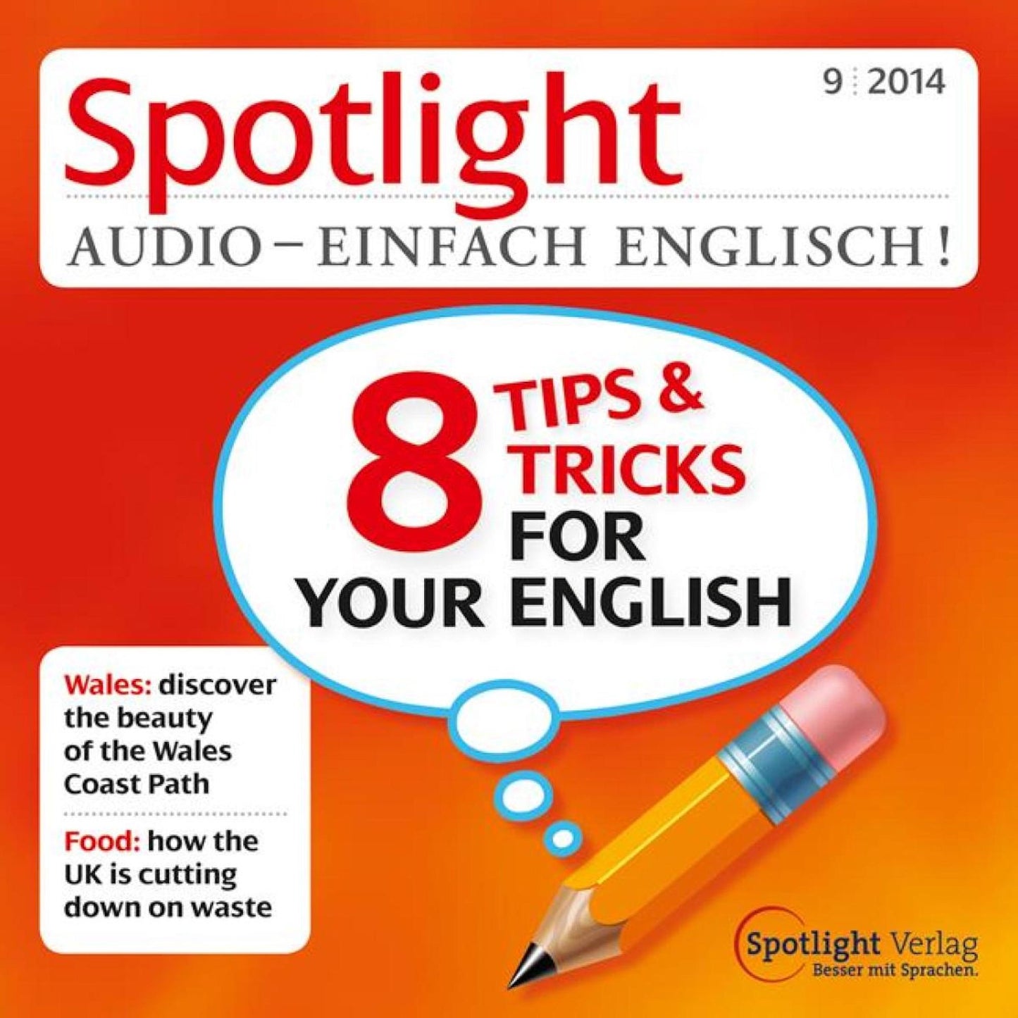 Englisch lernen Audio - 8 Tipps und Tricks für Ihr Englisch: Spotlight Audio 9/14 - 8 tricks and tips for your English