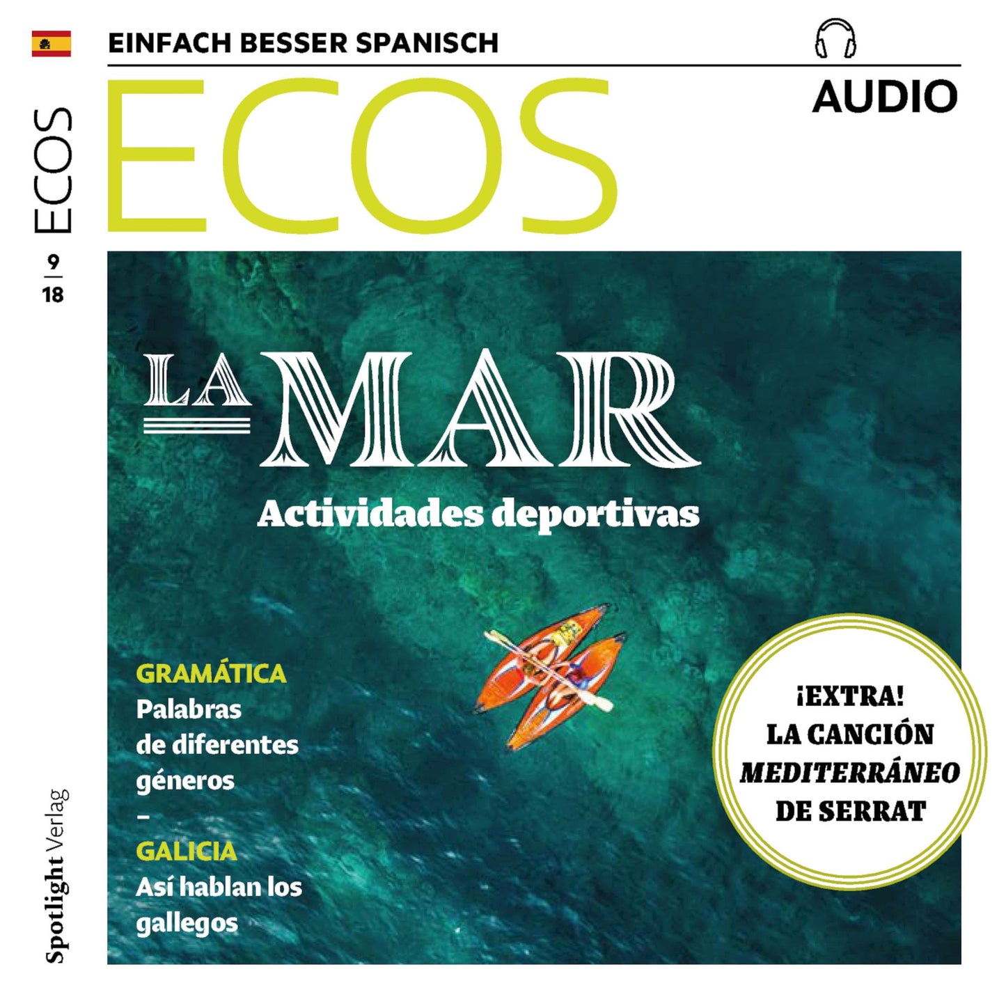 Spanisch lernen Audio - Sport am Meer: Ecos Audio 09/18 - La mar, actividades deportivas (Abridged)