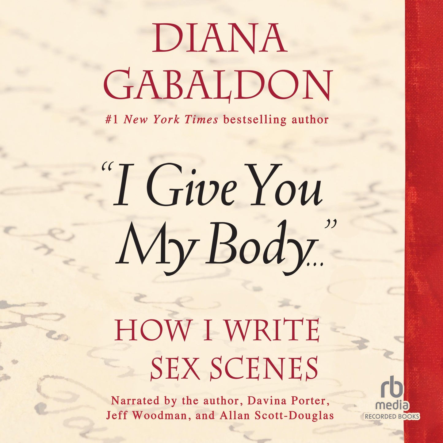 "I Give You My Body...": How I Write Sex Scenes