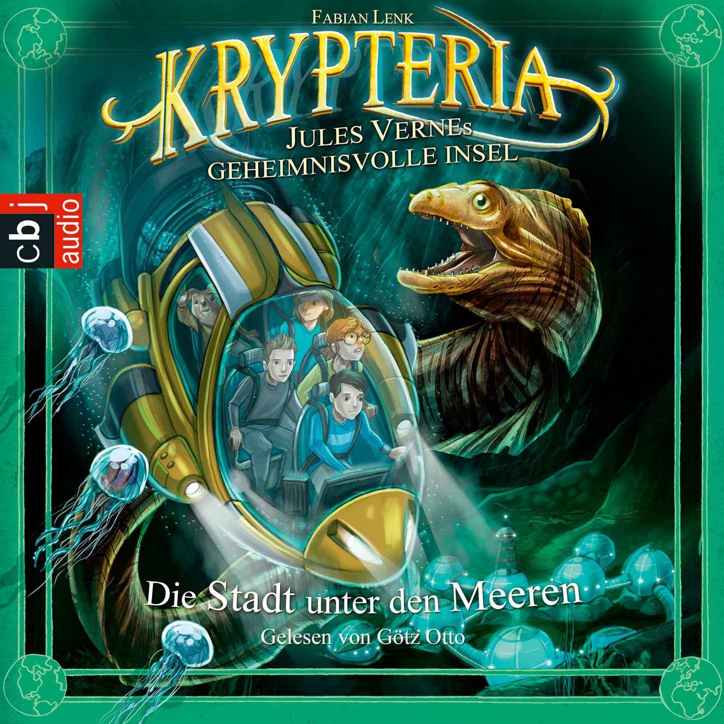 Krypteria - Jules Vernes geheimnisvolle Insel. Die Stadt unter den Meeren: Band 2 (Abridged)